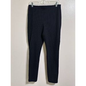 Adrianna Papell Women's Career Flat Front Stretch Polka Dot Pants Sz 10